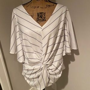 Poplin Short Sleeve Blouse